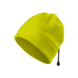 Czapka polarowa M5V9 - fluorescencyjny zolty
