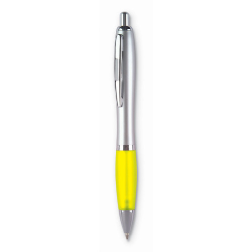 Długopis z miękkim uchwytem żółty KC3315-08 