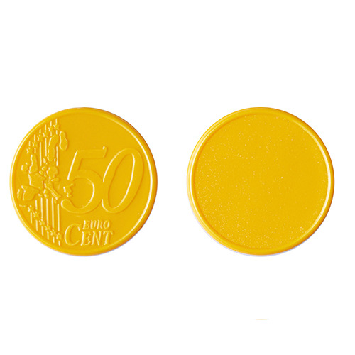 Plastikowy żeton do wózka 0,50 € / Coin 50 Żółty IP14083322 