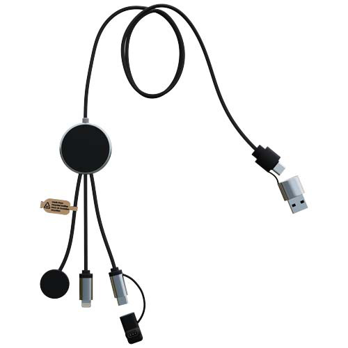 SCX.design C34 kabel do ładowania smartwatcha 7 w 1  Czarny 2PX21490 (2)