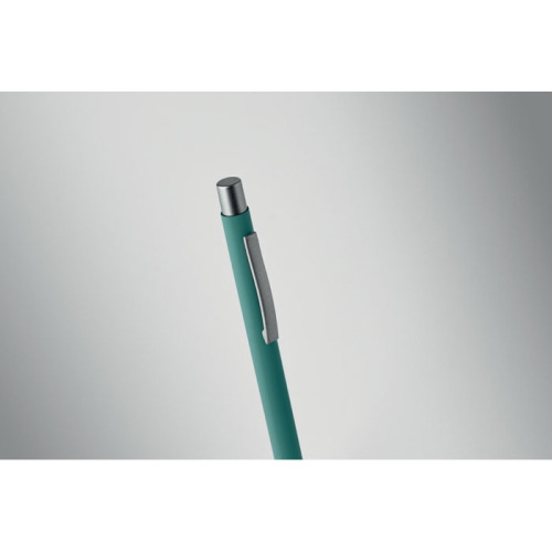 Aluminiowy długopis z rec. Zielony MO3222-09 (3)