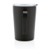 Kubek termiczny 420 ml, stal nierdzewna z recyklingu black P433.051 (1) thumbnail