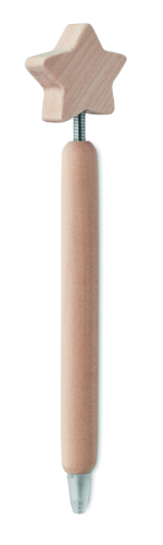 Długopis drewniany z gwiazdą drewna CX1464-40 (2)