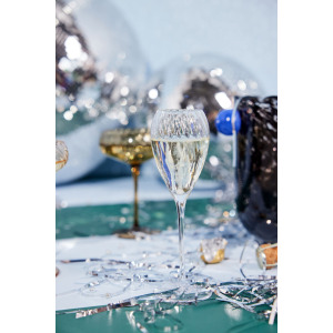 OPACITY Kieliszek do szampana 4 szt, przezroczysty