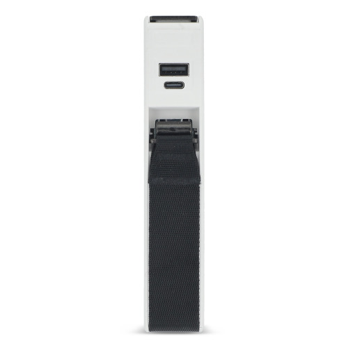 Travel Powerbank 2600 mAh 5 w 1 - waga samochodowa - latarka - linijka - miernik temperatury Biały LT95563-N0001 (5)