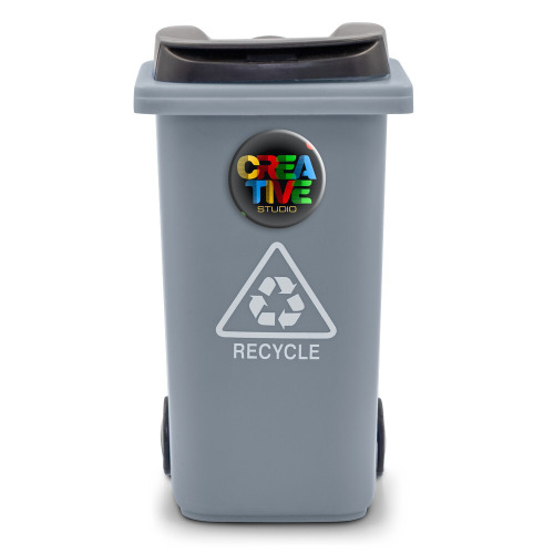 Pojemnik na przybory do pisania „kontener na śmieci” | Erco Szary VA079-19 (7)