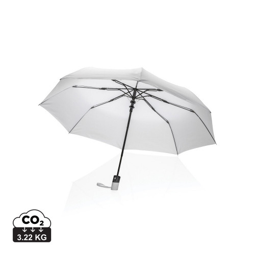 Mały parasol automatyczny 21" AWARE™ RPET Biały P850.593 