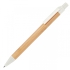 Długopis bambusowy Halle biały 321106  thumbnail