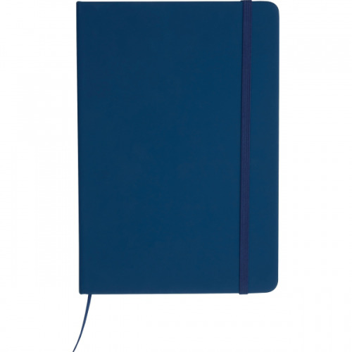 Notatnik A5 w linie z materiałów z recyklingu DOMINIK Granatowy 2526144 (3)