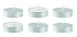 Zestaw 6 świeczek srebrny CX1457-14 (2) thumbnail