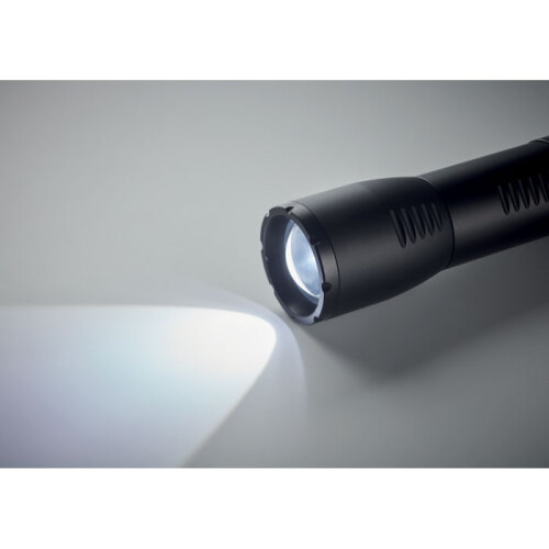 Mała aluminiowa latarka LED czarny MO6591-03 (3)