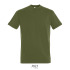 IMPERIAL Męski T-SHIRT 190g Ciemny khaki S11500-DK-XL  thumbnail