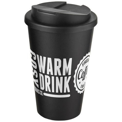 Americano® 350 ml tumbler with spill-proof lid Czarny 21069515 (1)
