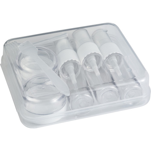 Zestaw podróżny, pojemniki Biały V0675-02 (1)