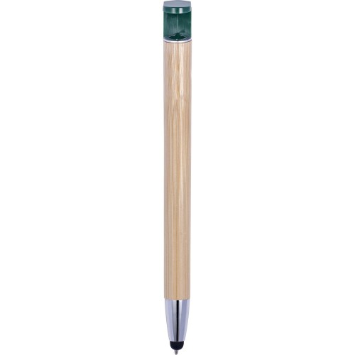 Długopis, touch pen, stojak na telefon zielony V1929-06 (3)