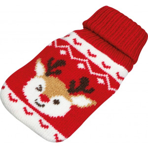 Ogrzewacz w świątecznym pokrowcu