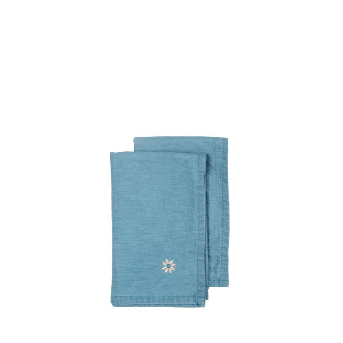 EDEN SERWETKA DENIM, ZESTAW 2 SZT., NIEBIESKI Niebieski 5018583- 