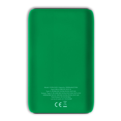 Power bank 10000 mAh | Dashonte Zielony V1296-06 (4)