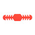 Uchwyt do maseczki, regulator długości gumek maseczki czerwony V9992-05 (2) thumbnail