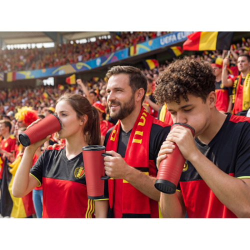 Dwuścienny kubek Howler 700 ml Czerwony MO2995-05 (13)