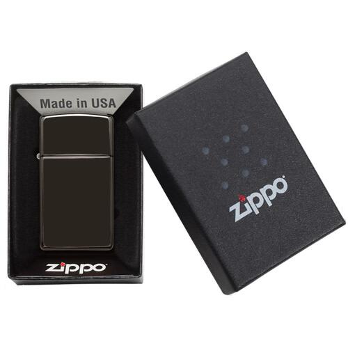 Zapalniczka Zippo Slim Czarny połysk ZIP60001260 (3)