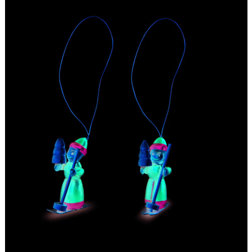 Drewniane ozdoby choinkowe,12 Czerwony CX1059-05 (6)