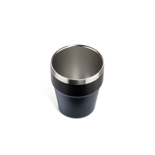 Kubek z recyklingowanej stali nierdzewnej MAKEL 300 ml Granatowy 16404-06 (1)