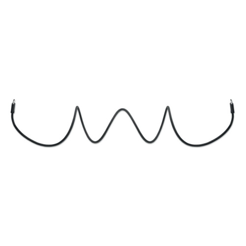 Pleciony kabel magnetycznyRPET Czarny MO2778-03 (3)