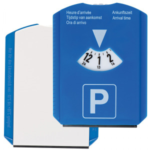 Parkometr ze skrobaczką do szyb DEIRDRE Niebieski