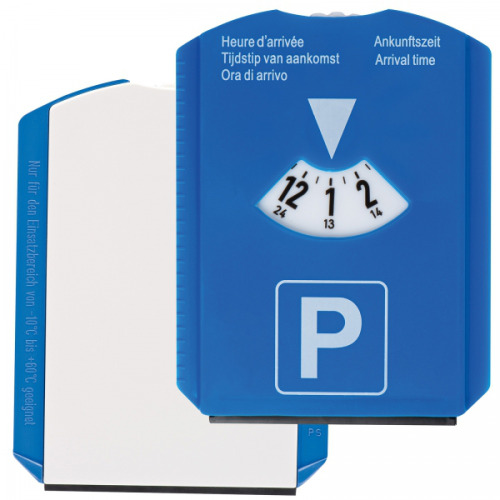 Parkometr ze skrobaczką do szyb DEIRDRE Niebieski 9901104 