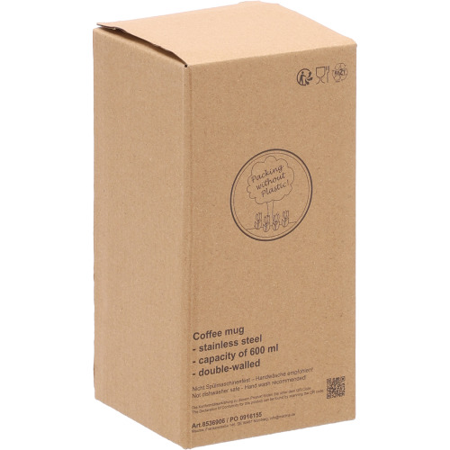 Kubek termiczny 600 ml JORDAN Czerwony 8536905 (9)