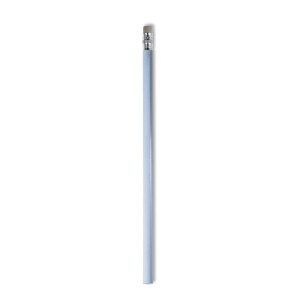 Ołówek z gumką biały