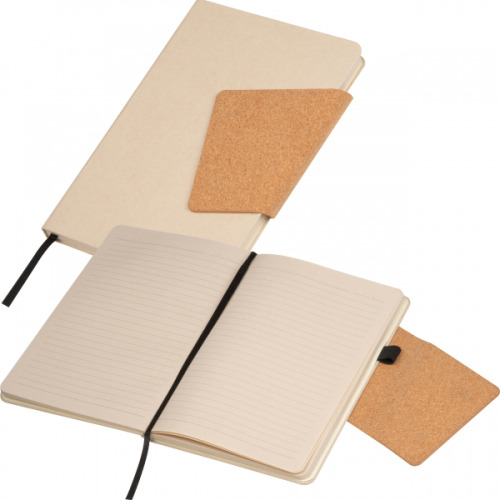 Notatnik A5 w linie z kartonu po mleku MARTHA Beżowy 2476513 