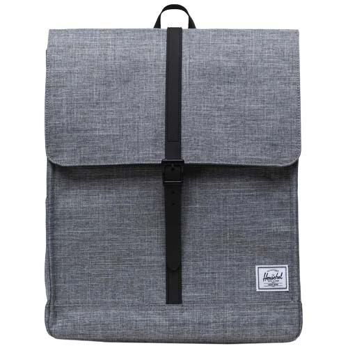 Herschel City plecak z materiałów z recyklingu o pojemności 16 l Szary melanż 12075380 (2)