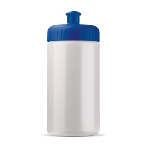 Bidon Sportowy Classic 500ml Biały / ciemnoniebieski