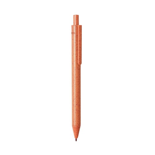 Długopis ze słomy pszenicznej pomarańczowy V1994-07 