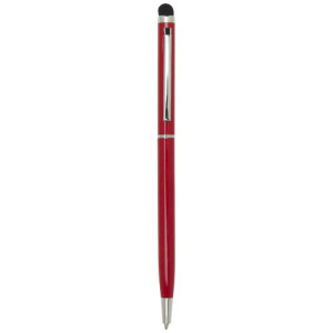 Ore aluminium ballpoint pen with stylus Czerwony