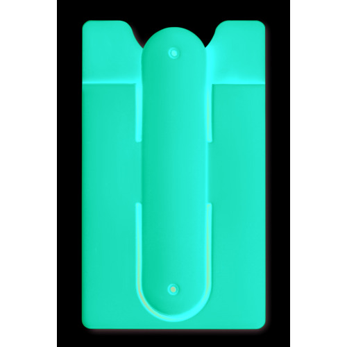 Silikonowy uchwyt na karty Czerwony MO9685-05 (2)