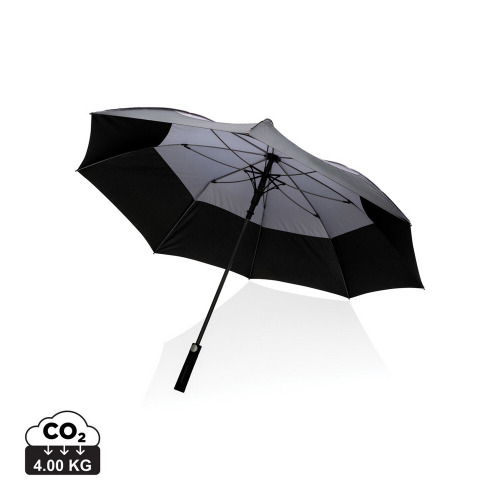 Parasol sztormowy 27", automatyczny AWARE™ RPET Szary P850.682 