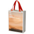 Torba papierowa Smartfold 210 g/m² z uchwytami ze wstążki i błyszczącym laminowaniem – 24 x 10 x 32 cm Czerwony 1ZM01221  thumbnail