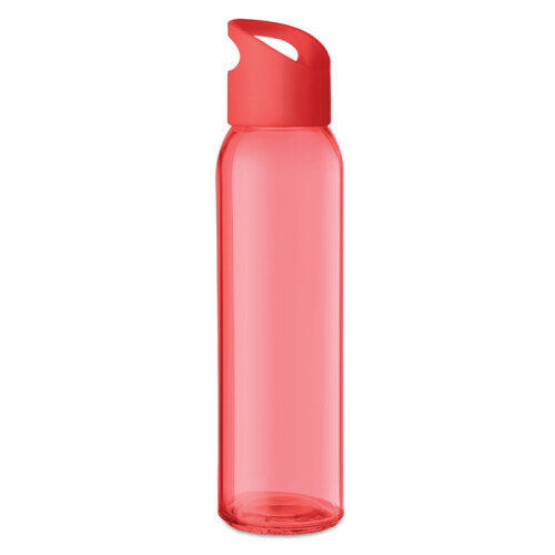 Szklana butelka 500ml czerwony MO9746-05 (1)