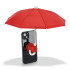 Parasolka z uchwytem przyssawkowym do telefonu  Czerwony LT97123-N0021  thumbnail