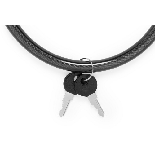 Wodoodporny zamek rowerowy Czarny V9782-03 (2)