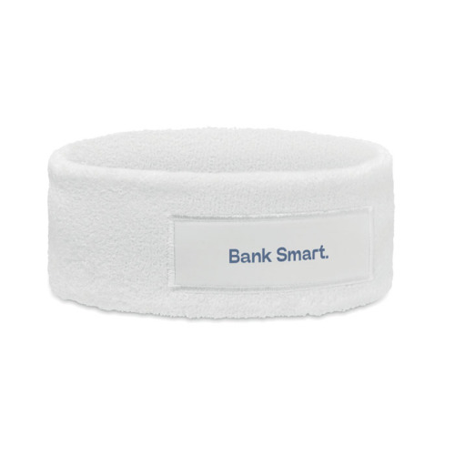 Opaska na głowę z bawełny Bialy MO2609-06 (1)