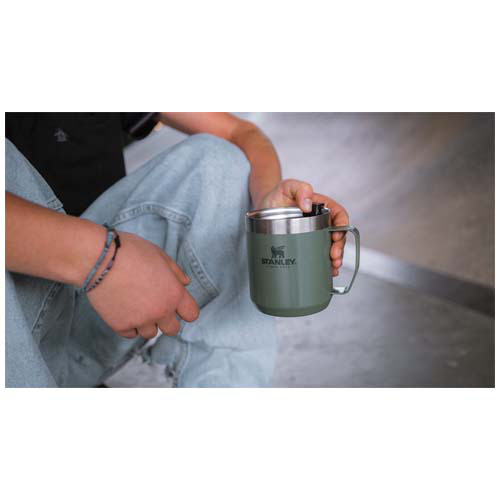 Kubek kempingowy Stanley Everyday 350 ml ze stali nierdzewnej Leśny zielony 10094964 (6)