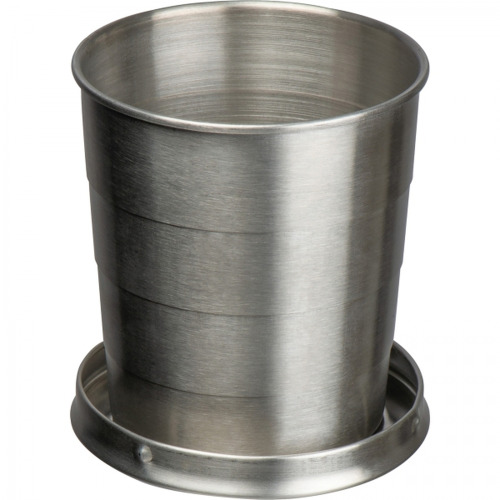Kubek stalowy składany 250 ml HEATHER Szary 8399207 (3)