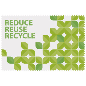 Caro małe ściereczki do czyszczenia z PET z recyclingu