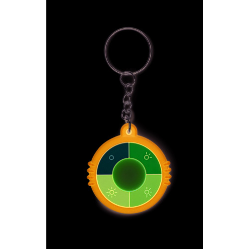 Brelok z czujnikiem UV Niebieski MO9839-37 (2)