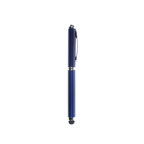 Wskaźnik laserowy, lampka LED, długopis, touch pen granatowy V3459-04 (4)
