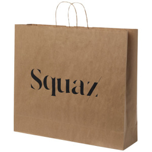 Torba z papieru Kraft ze skręconymi uchwytami – 49,5 x 14 x 44 cm